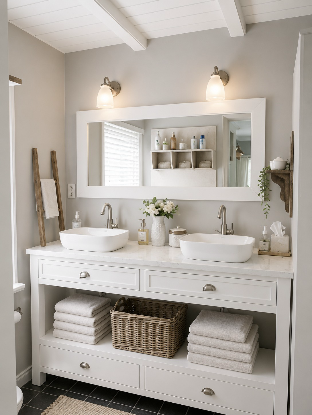 Modern Farmhouse Double Vanity
